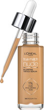 L'oréal Paris True Match Nude Plumping Tinted Serum 5-6 Medium - Tan Foundation Sminke L'Oréal Paris*Betinget Tilbud