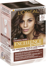 L'oréal Paris Excellence Universal Nudes 5U Universal Light Brown Beauty Women Hair Care Color Treatments Nude L'Oréal Paris