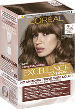 L'oréal Paris Excellence Universal Nudes 6U Universal Dark Blonde Beauty Women Hair Care Color Treatments Nude L'Oréal Paris