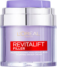 L'oréal Paris Revitalift Filler Replumpling Water Cream 50 Ml Beauty WOMEN Skin Care Face Night Cream Nude L'Oréal Paris*Betinget Tilbud