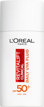 L'oréal Paris Revitalift Clinical Daily Moisturizing Fluid Spf50 50 Ml Solkräm Ansikte Nude L'Oréal Paris