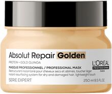 Absolut Repair Masque Golden Hårmaske Nude L'Oréal Professionnel*Betinget Tilbud