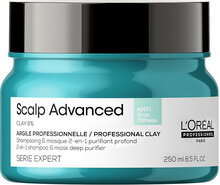 Scalp Advanced Anti-Oiliness 2-In-1 Deep Purifier Clay 250Ml Hårmaske Nude L'Oréal Professionnel*Betinget Tilbud