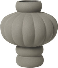 Ceramic Balloon Vase #02 Home Decoration Vases Grå Louise Roe*Betinget Tilbud