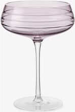 Champagne Coupe Triple Cut Home Tableware Glass Champagne Glass Pink LOUISE ROE