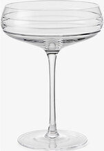 Champagne Coupe Triple Cut Home Tableware Glass Champagne Glass Nude LOUISE ROE