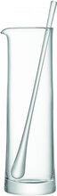Gin Cocktail Jug & Stirrer Home Tableware Jugs & Carafes Wine Carafes & Decanters Nude LSA International
