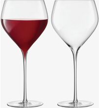 Savoy Red Wine Glass Set 2 Home Tableware Glass Wine Glass Red Wine Glasses Nude LSA International