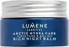 Arctic Hydra Care Moisture & Relief Rich Night Balm Beauty WOMEN Skin Care Face Night Cream Nude LUMENE*Betinget Tilbud