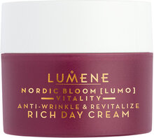 Nordic Bloom Vitality Anti-Wrinkle & Revitalize Rich Day Cream Beauty WOMEN Skin Care Face Day Creams Nude LUMENE*Betinget Tilbud