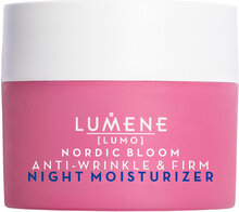 Nordic Bloom Anti-Wrinkle & Firm Night Moisturizer Beauty WOMEN Skin Care Face Night Cream Nude LUMENE*Betinget Tilbud