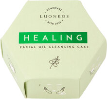Healing Facial Oil Cleansing Cake Beauty Women Skin Care Face Cleansers Oil Cleanser Green Luonkos