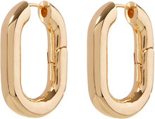 Xl Chain Link Hoops-Gold Accessories Jewellery Earrings Hoops Gull LUV AJ*Betinget Tilbud