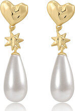 The Pearl Star Studs- Gold Örhänge Smycken Gold LUV AJ
