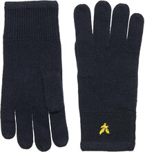 Racked Rib Gloves Accessories Gloves Finger Gloves Blue Lyle & Scott