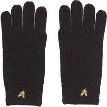 Racked Rib Gloves Accessories Gloves Finger Gloves Black Lyle & Scott