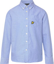 Oxford Shirt Tops Shirts Long-sleeved Shirts Blue Lyle & Scott