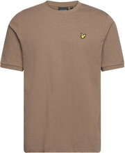D Gal T-Shirt Tops T-Kortærmet Skjorte Brown Lyle & Scott