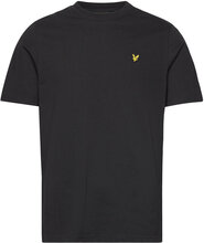Textured Tipped T-Shirt Tops T-Kortærmet Skjorte Black Lyle & Scott