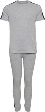 Ss Panel Lounge Set Pyjamas Set Grey Lyle & Scott Junior