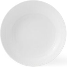 Rhombe Coupe Tallerken Ø20 Cm Hvid Home Tableware Plates Deep Plates White Lyngby Porcelæn
