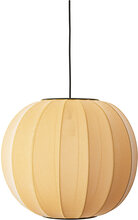 Knit-Wit 45 Round Pendant Home Lighting Lamps Ceiling Lamps Pendant Lamps Yellow Made By Hand