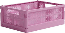 Made Crate Midi Home Storage Storage Baskets Rosa Made Crate*Betinget Tilbud