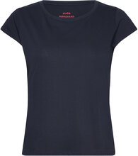 Organic Favorite Teasy Tee Tops T-shirts & Tops Short-sleeved Navy Mads Nørgaard