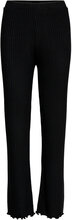 5X5 Solid Lonnie Pants Fav Bottoms Trousers Joggers Black Mads Nørgaard