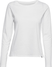 Organic Jersey Tenna Tee Fav T-shirts & Tops Long-sleeved Hvit Mads Nørgaard*Betinget Tilbud