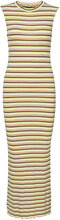5X5 Stripe Polly Dress Maxikjole Festkjole Multi/patterned Mads Nørgaard