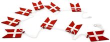 Wooden Flag Garland, Dk, Birthday, 9 In A Row Home Kids Decor Party Supplies Multi/mønstret Magni Toys*Betinget Tilbud