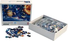 Puzzle "Space Travel", 1000 Pcs. Toys Puzzles And Games Puzzles Classic Puzzles Multi/mønstret Magni Toys*Betinget Tilbud