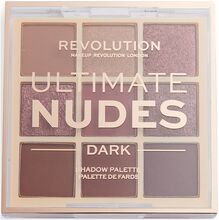 Revolution Ultimate Nudes Eyeshadow Palette Dark Ögonskugga Palette Smink Makeup Revolution