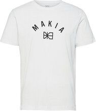 Brand T-Shirt Tops T-shirts Short-sleeved White Makia