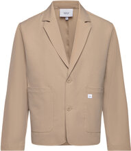 Palisade Jacket Suits & Blazers Blazers Single Breasted Blazers Beige Makia