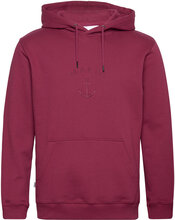 Folke Hooded Sweatshirt Tops Sweat-shirts & Hoodies Hoodies Pink Makia