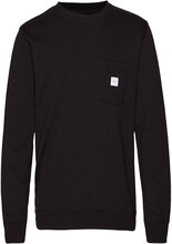 Square Pocket Sweatshirt Tops Sweat-shirts & Hoodies Sweat-shirts Black Makia