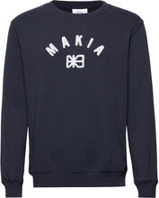 Brand Sweatshirt Tops Sweat-shirts & Hoodies Sweat-shirts Navy Makia