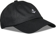 Small Anchor Cap Accessories Headwear Caps Svart Makia*Betinget Tilbud