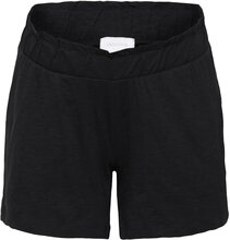 Mlivy Jersey Shorts A. Bottoms Shorts Sweat Shorts Black Mamalicious