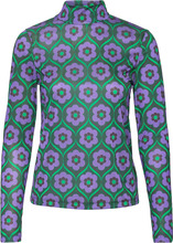 Flora T-shirts & Tops Long-sleeved Multi/mønstret Mango*Betinget Tilbud