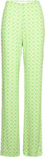 Flowy Printed Trousers Bottoms Trousers Straight Leg Multi/patterned Mango
