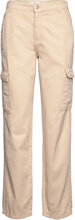 Pocket Cargo Jeans Bottoms Trousers Cargo Pants Cream Mango