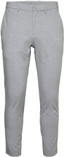 Tapered Fit Stretch Trousers Bottoms Trousers Formal Grey Mango