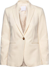 Fitted Suit Jacket Blazers Single Breasted Blazers Beige Mango