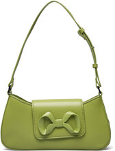 Shoulder Bag With Bow Detail Bags Top Handle Bags Green Mango