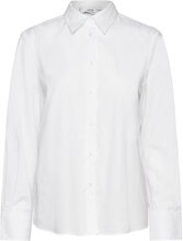 Regular Cotton Lyocell-Blend Shirt Tops Shirts Long-sleeved White Mango