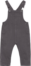 Cotton Dungarees Bottoms Dungarees Grey Mango