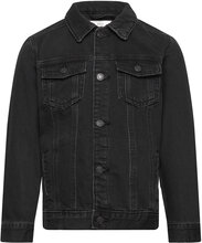 Pockets Denim Jacket Outerwear Jackets & Coats Denim & Corduroy Grey Mango
